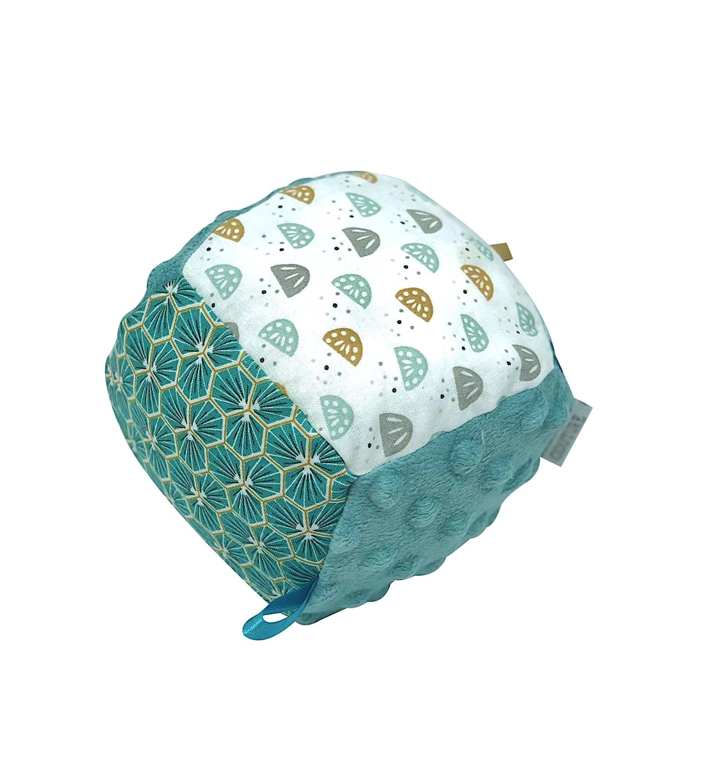 Cube d’activité et d’éveil - Bleu baleine