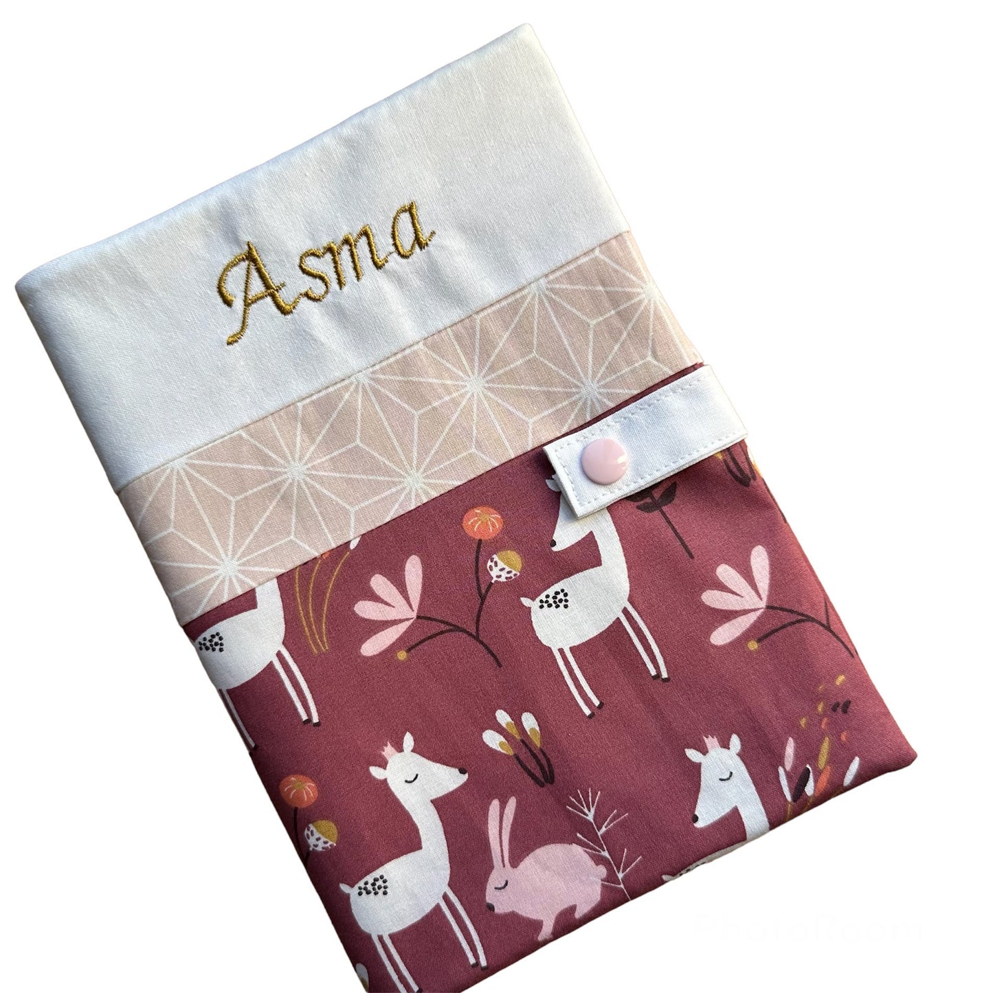 Personalized health book cover - Rose Asma