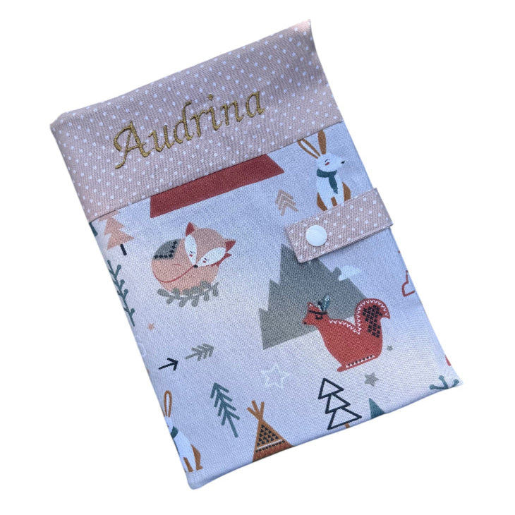 Protège carnet de santé personnalisé - Audrina