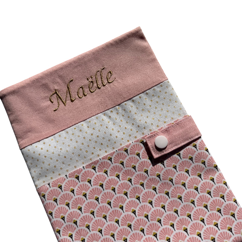 Protège carnet de santé personnalisé bébé | Créa’Jade Couture