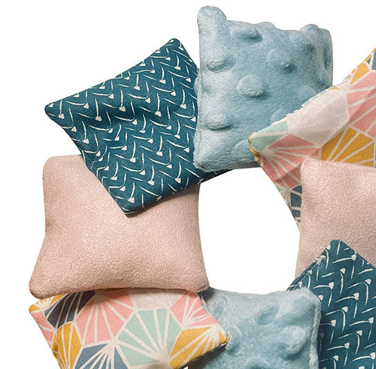 coussins-sensoriels-montessori-Bleu rose