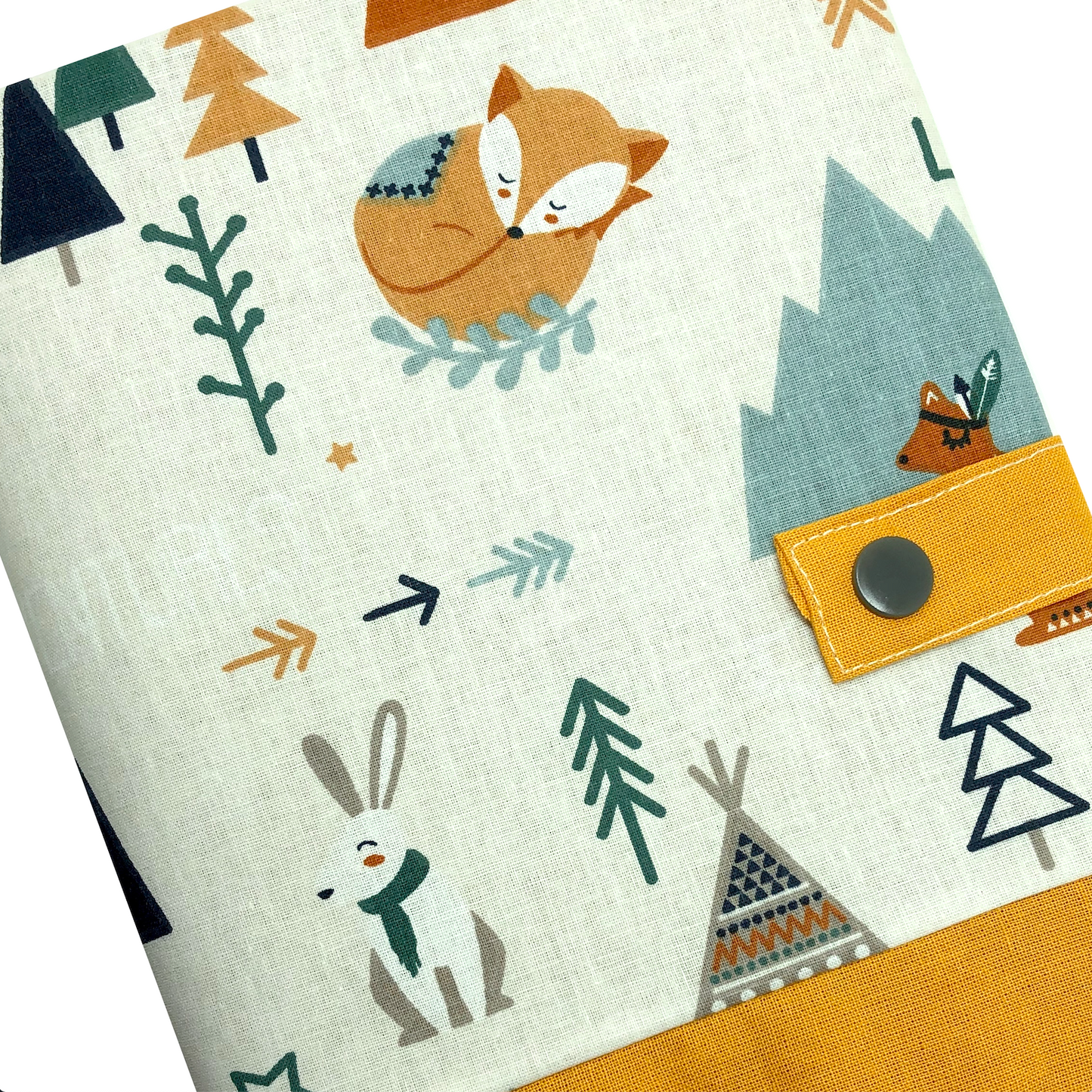 Protège carnet de santé personnalisé - Ocre Charlotte