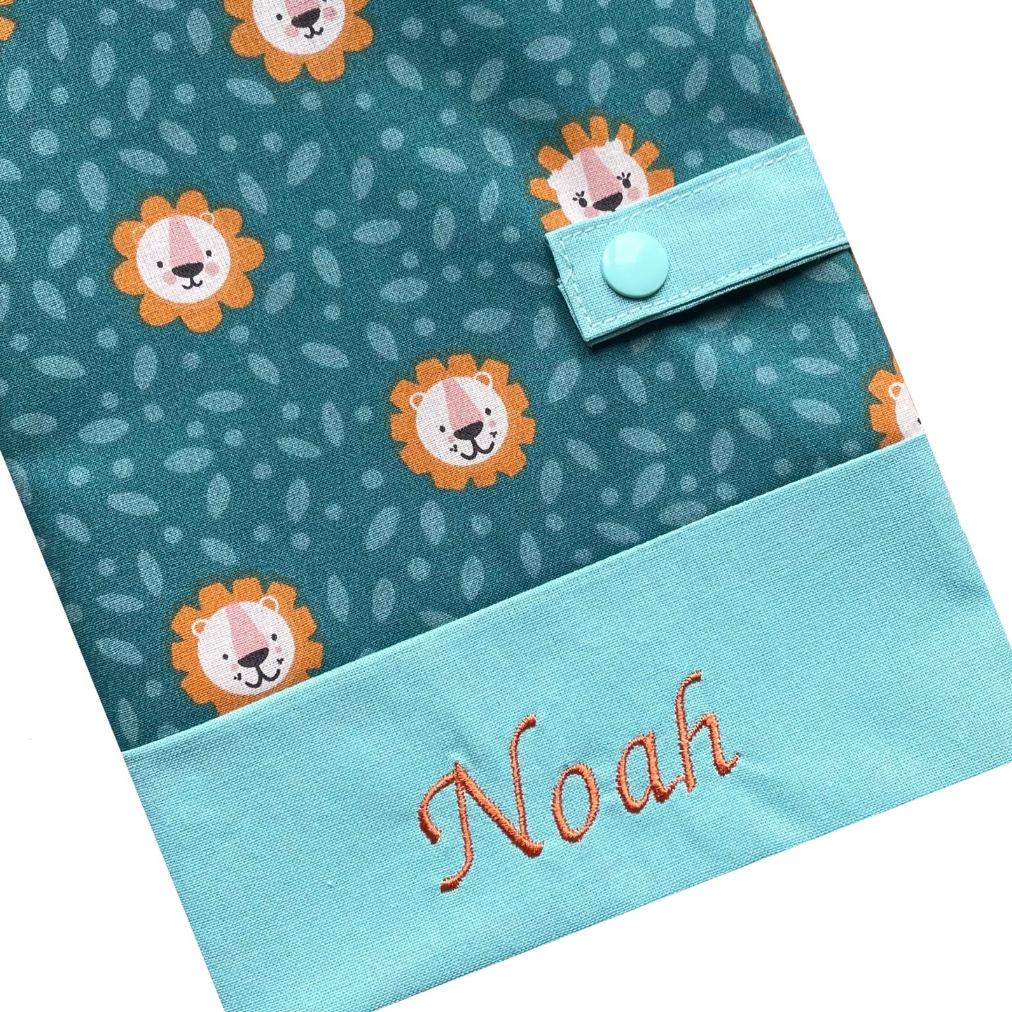 Personalized health book cover - Lion Noah