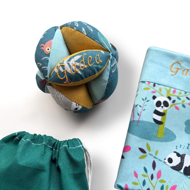 Balle de préhension Montessori - Vert Jungle