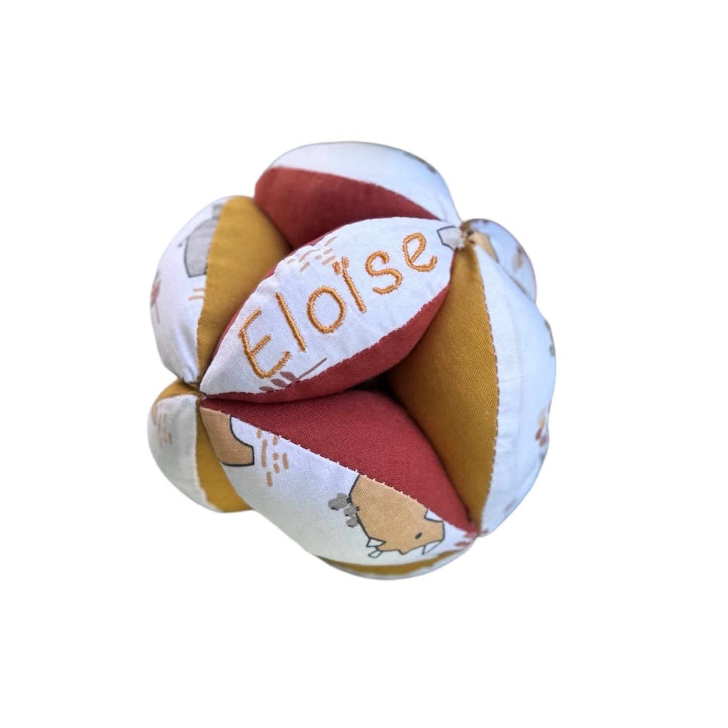 Balle de préhension Montessori - Rhino Orange