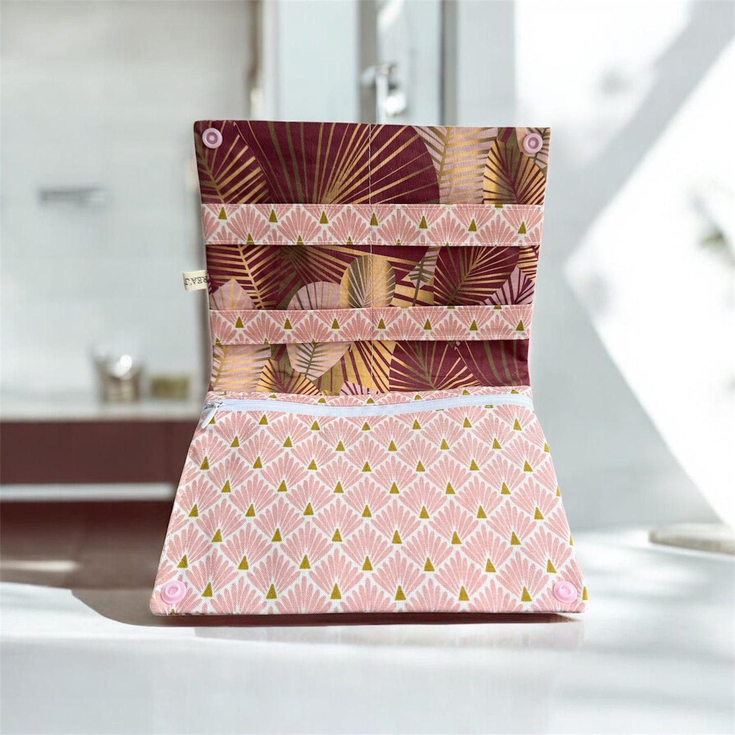 Pochettes à barrettes personnalisée - Flora