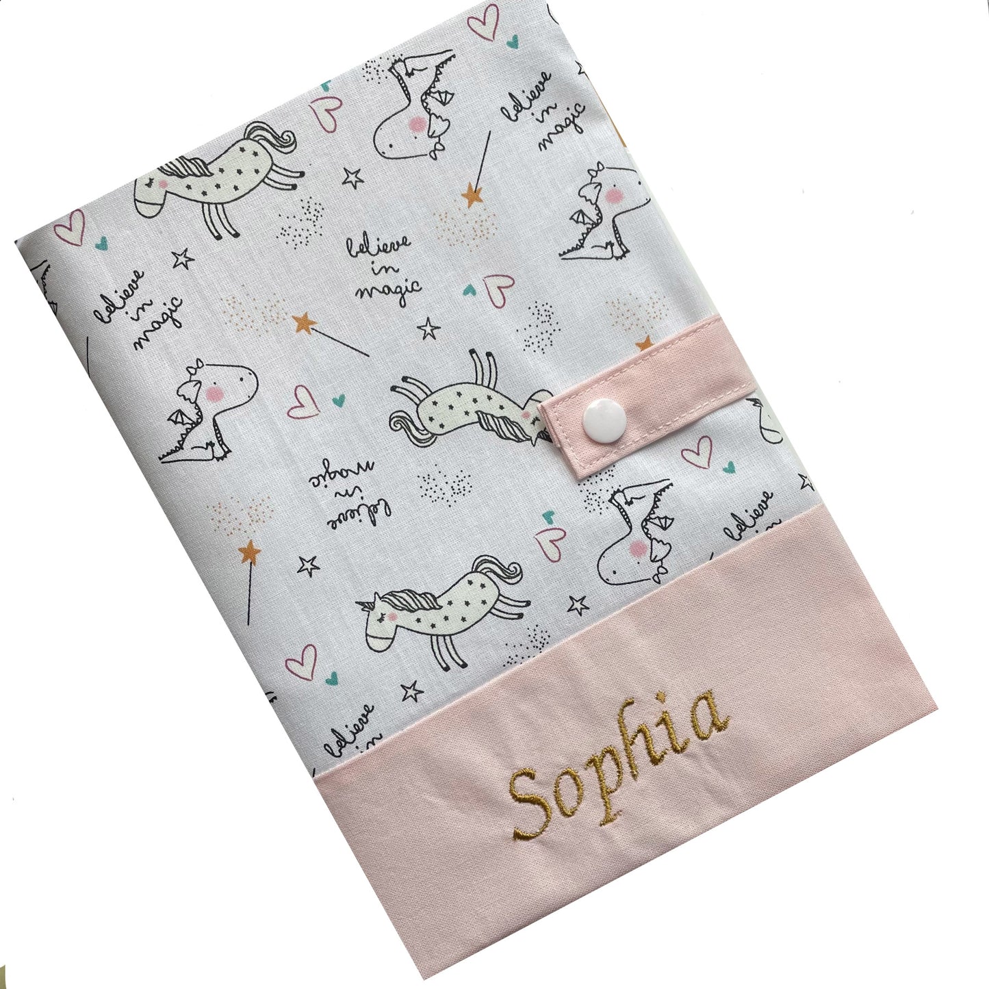 Personalized health book cover - Rose Sophia