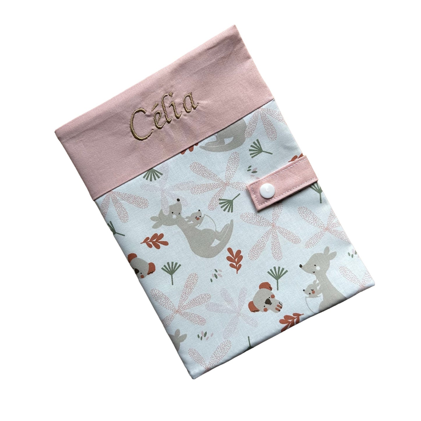 Personalized health book cover - Rose Célia