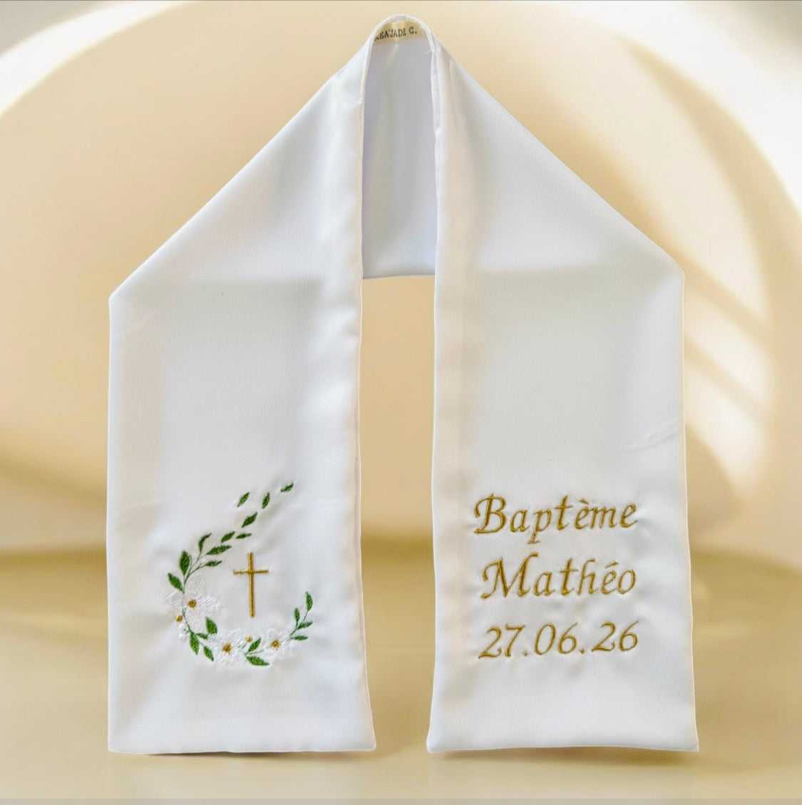 Echarpe / Etole de Bapteme