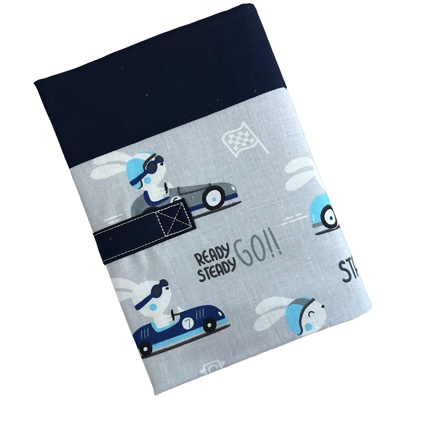 Protège carnet de santé personnalisé - Bleu Nuit Khalil