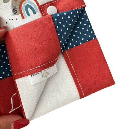 Personalized health book cover - Leonard Red