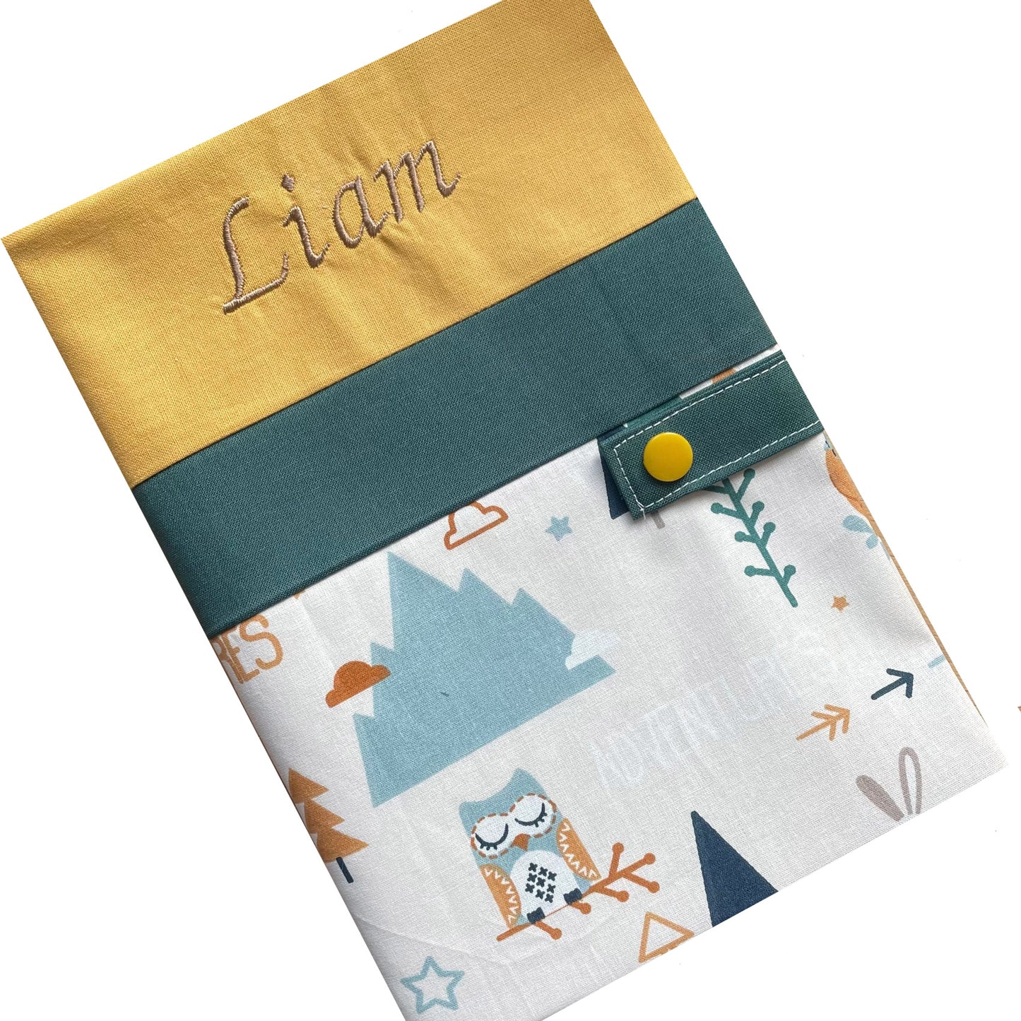 Protège carnet de santé personnalisé - Ocre Liam