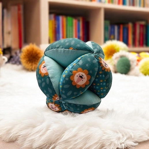 Balle de préhension Montessori -  Vert Lion