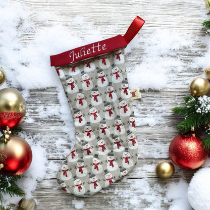 Botte / Chaussette de Noël personnalisable à suspendre