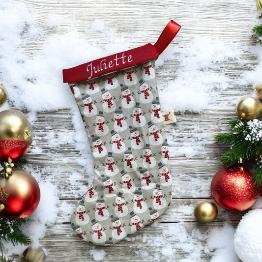 Botte / Chaussette de Noël personnalisable à suspendre