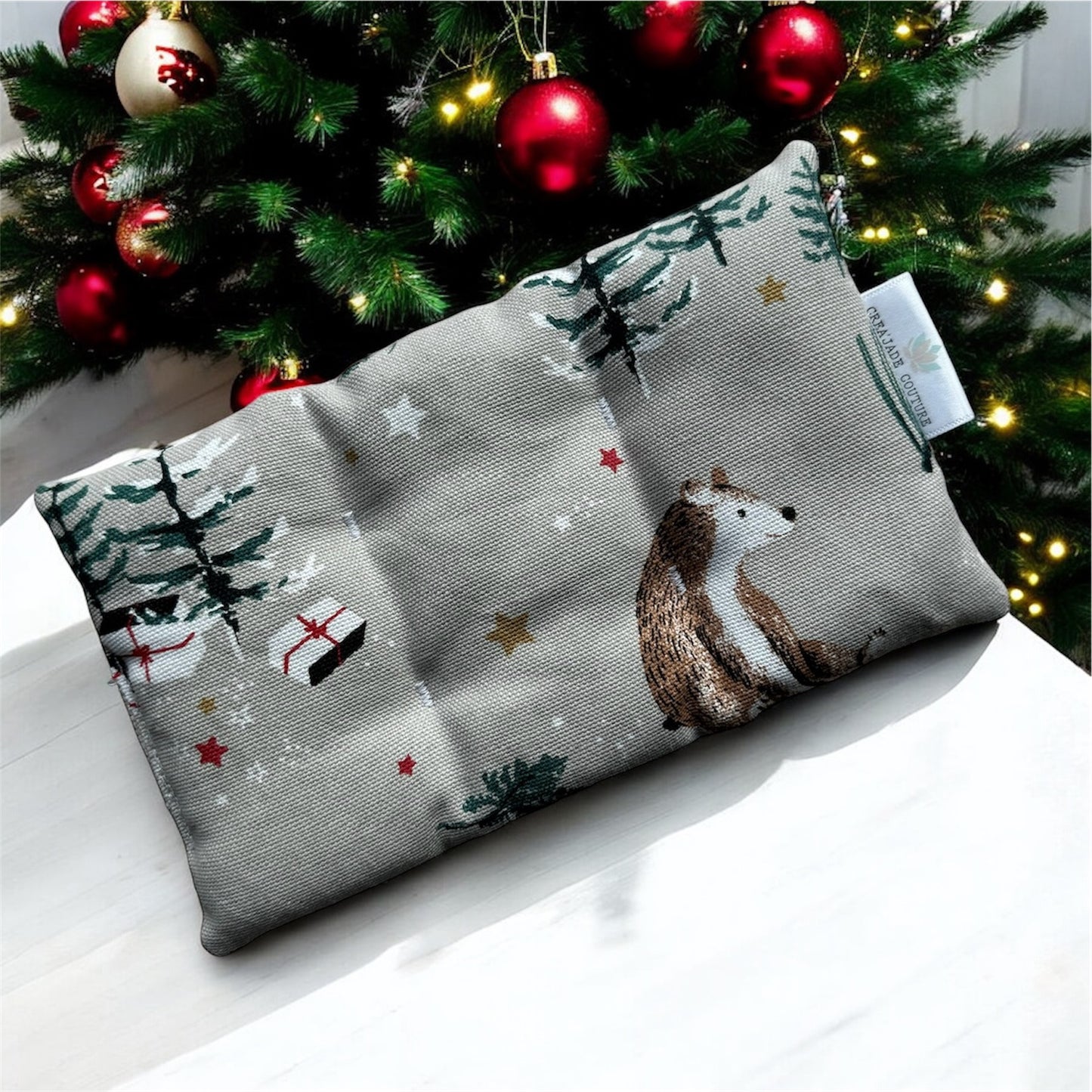 Bouillotte sèche - Ours Noël