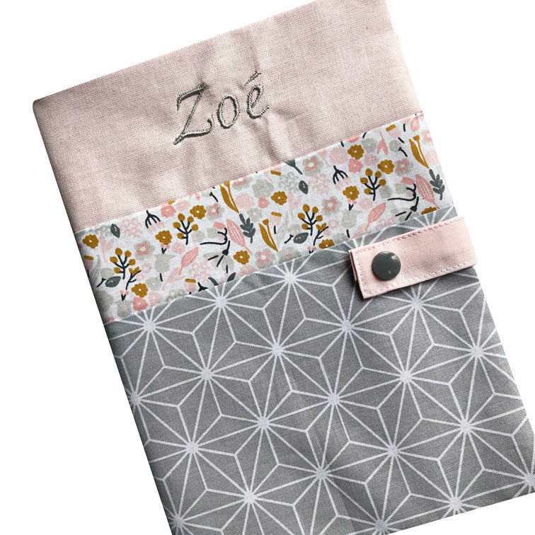 Personalized health book cover - Rose Zoé