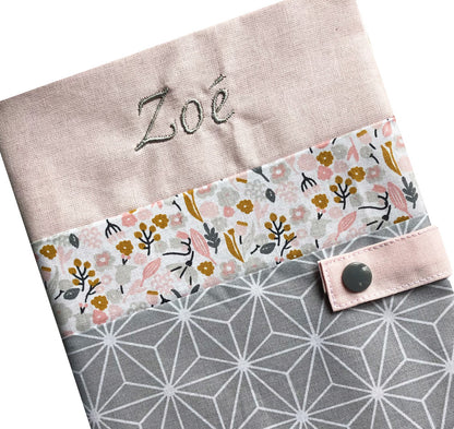 Personalized health book cover - Rose Zoé