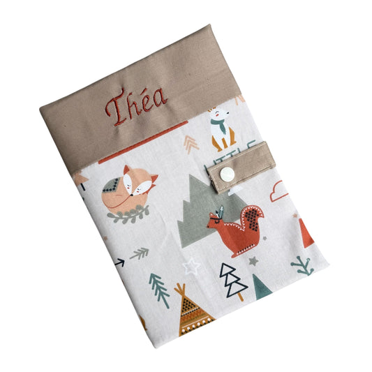 Protège carnet de santé personnalisé bébé | Créa’Jade Couture